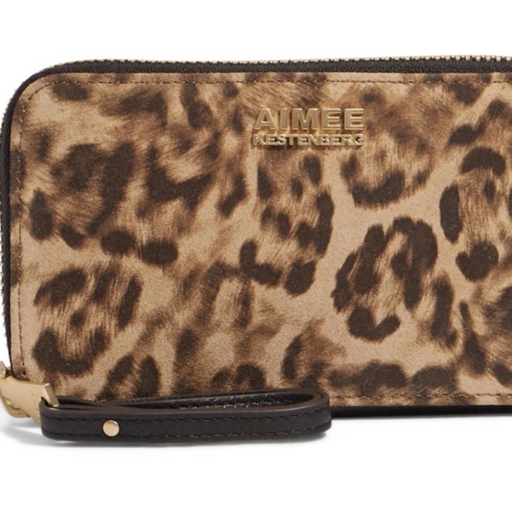 Aimee Kestenberg Leopard Print Wallet